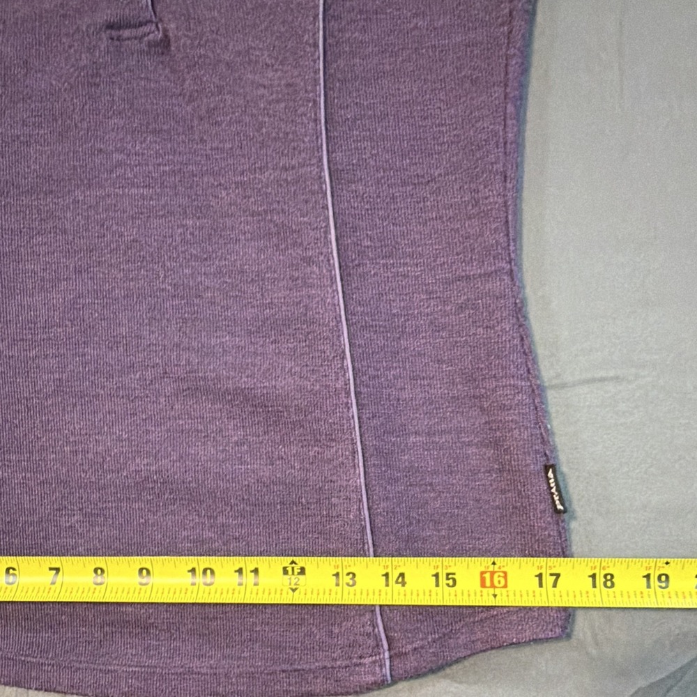 prAna Purple Pullover Hoodie Woman's S Thumb Hole Hiking Outdoor Granola Winter - Picture 13 of 15